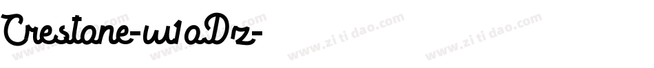 Crestone-w1oDz字体转换