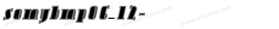 somybmp06_12字体转换