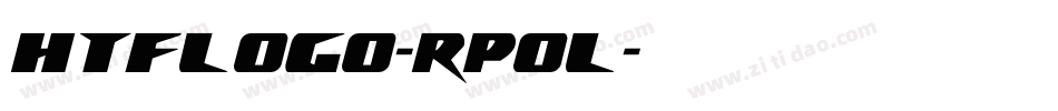 HtfLogo-RPol字体转换