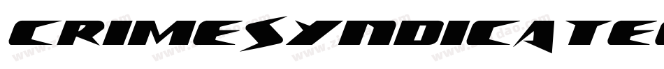 CrimeSyndicateExpanded-v9w7字体转换