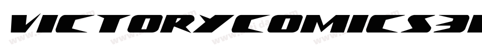 VictoryComics3DSemiItalic-v9W7字体转换 VictoryComics3DSemiItalic-v9W7字体转换