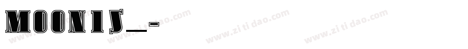 MOON15__字体转换