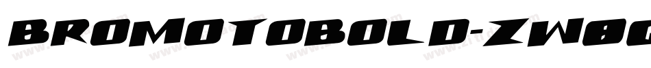 BromotoBold-zW8G字体转换