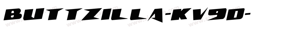 Buttzilla-KV9D字体转换