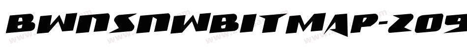 BwnsnwBitmap-2O9d字体转换