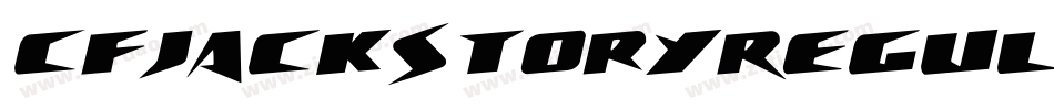 CfJackStoryRegular-q8G0字体转换