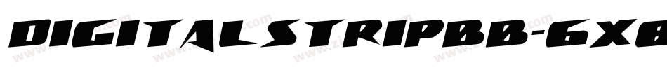 Digitalstripbb-6x8g字体转换