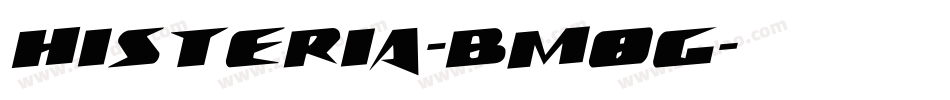 Histeria-BM8G字体转换