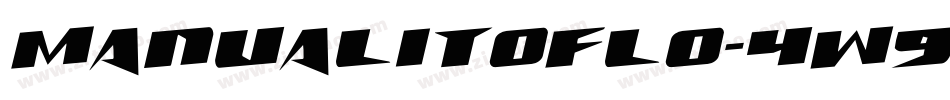 ManualitoFlo-4W9D字体转换