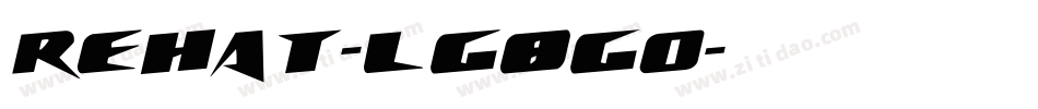 Rehat-lg8G0字体转换