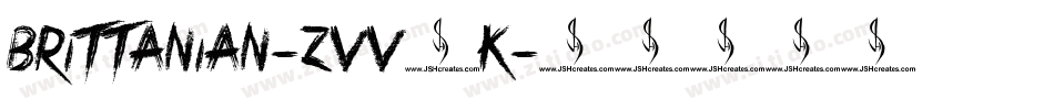 Brittanian-ZVV1K字体转换