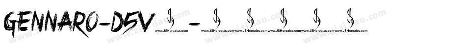 Gennaro-D5V9字体转换