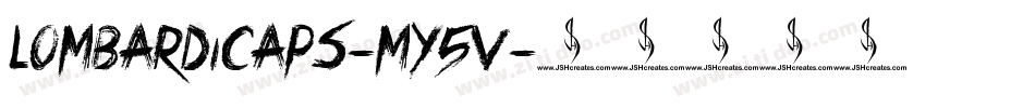 Lombardicaps-mY5v字体转换