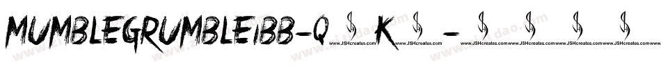 MumblegrumbleIBb-q1K6字体转换