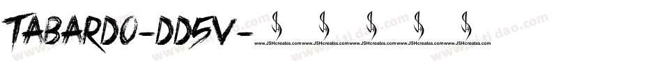 Tabardo-dd5V字体转换