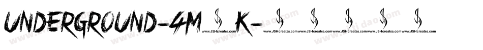 Underground-4M1K字体转换