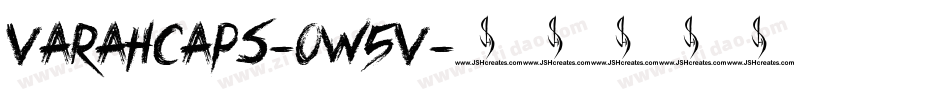 Varahcaps-ow5V字体转换