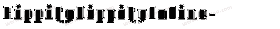 HippityDippityInline字体转换 HippityDippityInline字体转换