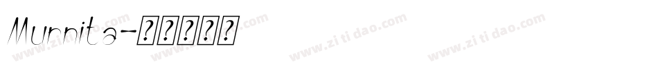 Murnita字体转换