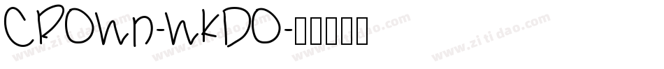 Crown-WKDO字体转换