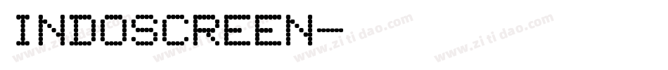 INDOSCREEN字体转换