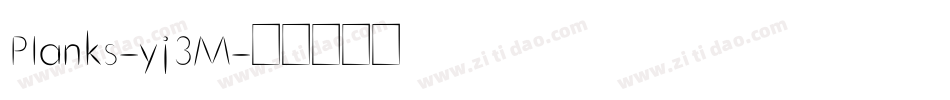 Planks-yj3M字体转换