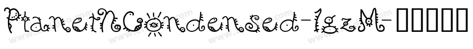 PlanetNCondensed-1gzM字体转换