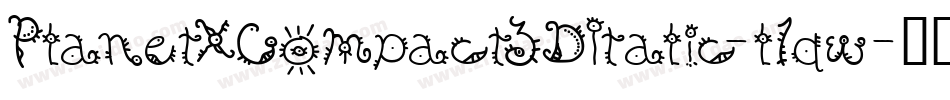 PlanetXCompact3DItalic-l1qw字体转换