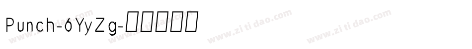 Punch-6YyZg字体转换