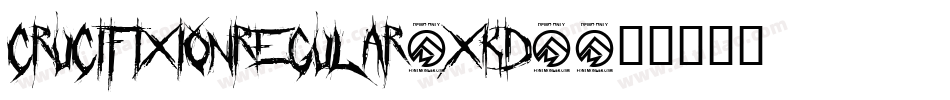 CrucifixionRegular-xKd8字体转换