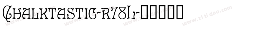 Chalktastic-r78L字体转换