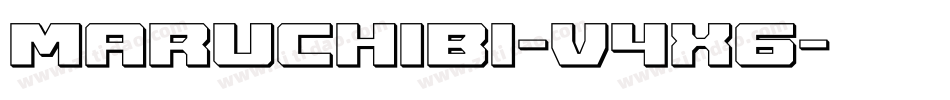 Maruchibi-V4X6字体转换