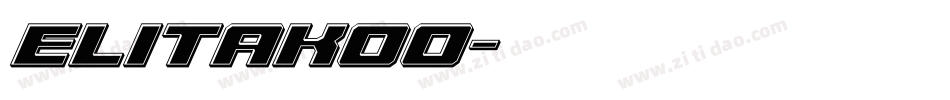 Elitakoo字体转换