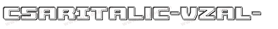 CsarItalic-vZAL字体转换
