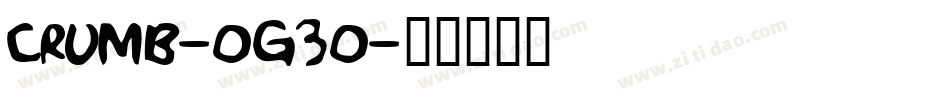 Crumb-OG3O字体转换