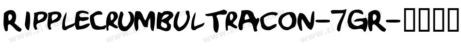 RippleCrumbUltracon-7GR字体转换