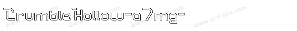 CrumbleHollow-a7mg字体转换