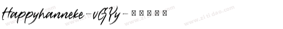 Happyhanneke-vGYy字体转换