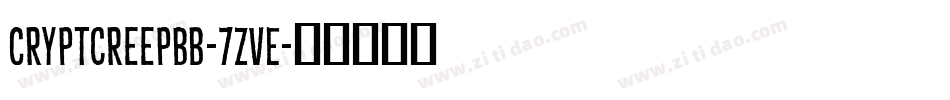 CryptcreepBb-7ZvE字体转换