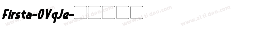 Firsta-OVqJe字体转换