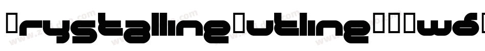 CrystallineOutline-DMwd字体转换