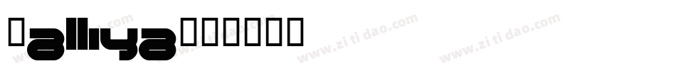 Talliya字体转换