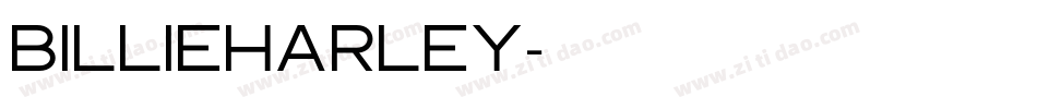 BillieHarley字体转换