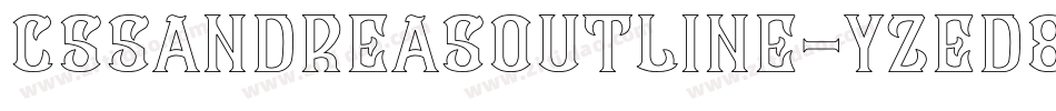 CsSandreasOutline-YzEd8字体转换