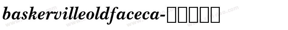 baskervilleoldfaceca字体转换