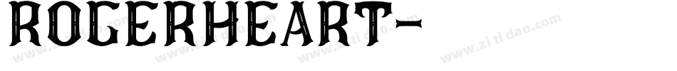 rogerheart字体转换
