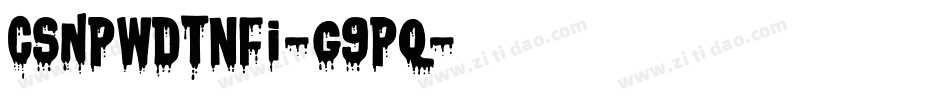 CsnpwdtNfi-g9pq字体转换