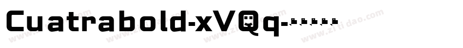 Cuatrabold-xV0q字体转换