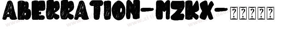 Aberration-MZKx字体转换