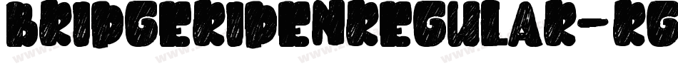 BridgeridenRegular-rg8Kx字体转换